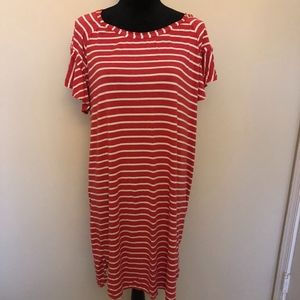 Max Studio striped jersey dress
